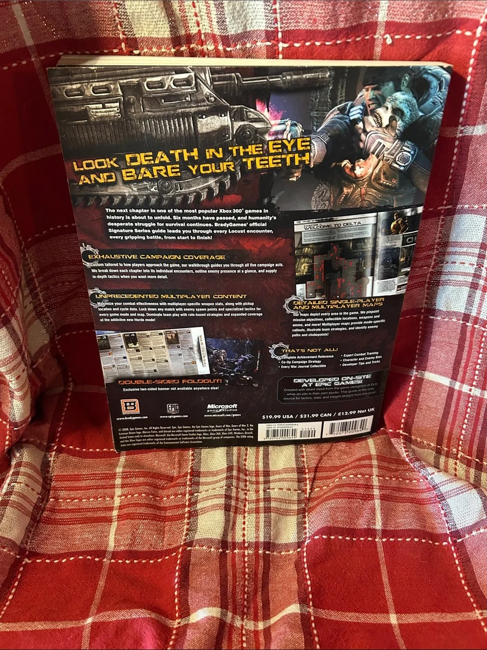 Gears of War 2 Strategy Guide - Black/Orange Cover